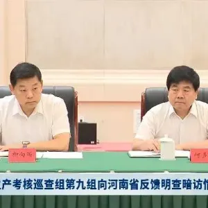 中央安全生产考核巡查组第九组向河南省反馈明查暗访情况